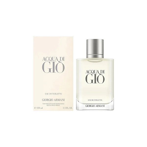 Perfume Giorgio Armani Acqua Di GiÒ Homme Recarregável Eau de Toilette 100ml