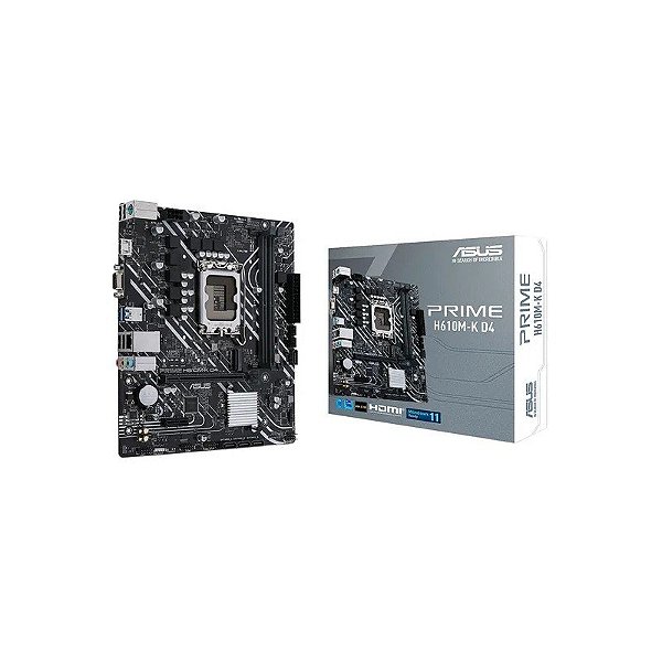 Placa-mãe Asus Prime H610M-K LGA 1700 DDR4
