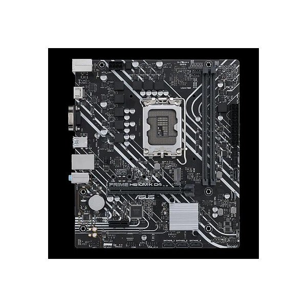 Placa Mãe Intel 1700 Asus H610M-K Prime D4 Chipset H610 DDR4 Matx