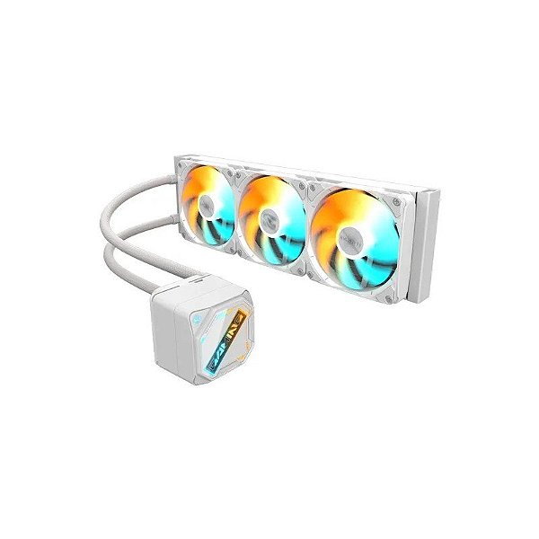 Cooler de Água para Processador Gigabyte Gaming 360 Ice Argb - Branco (3 Ventoinhas)