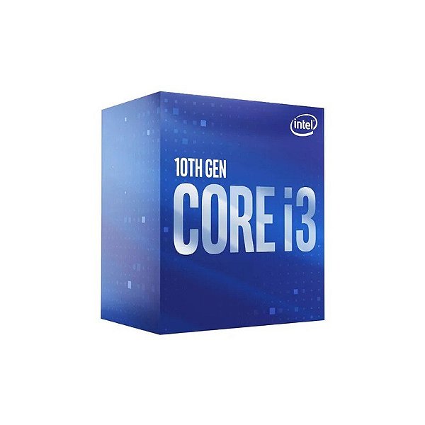 Processador CPU Intel Core i3-10100F 3.6 GHZ LGA 1200 6 MB com Cooler