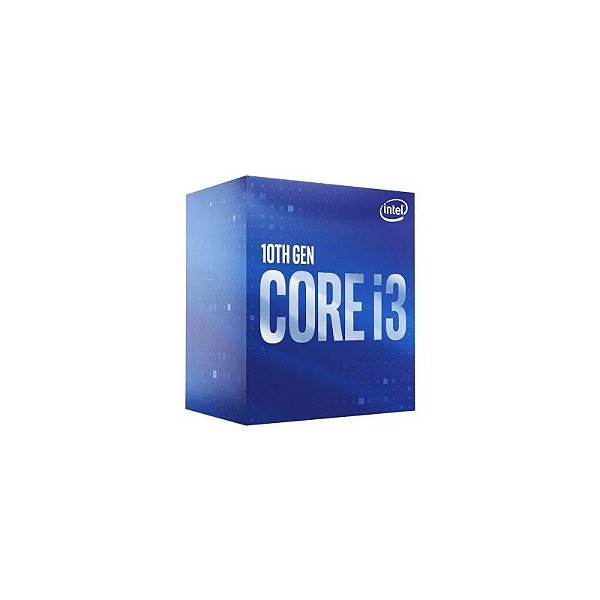Processador Core i3 10100F 3.6GHZ/6MB 1200 s/Video Box