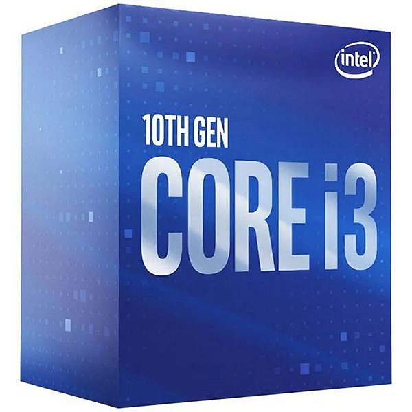 Processador Intel Core i3 LGA1200 i3-10100F 3.6GHz 6MB Cache (com Cooler)
