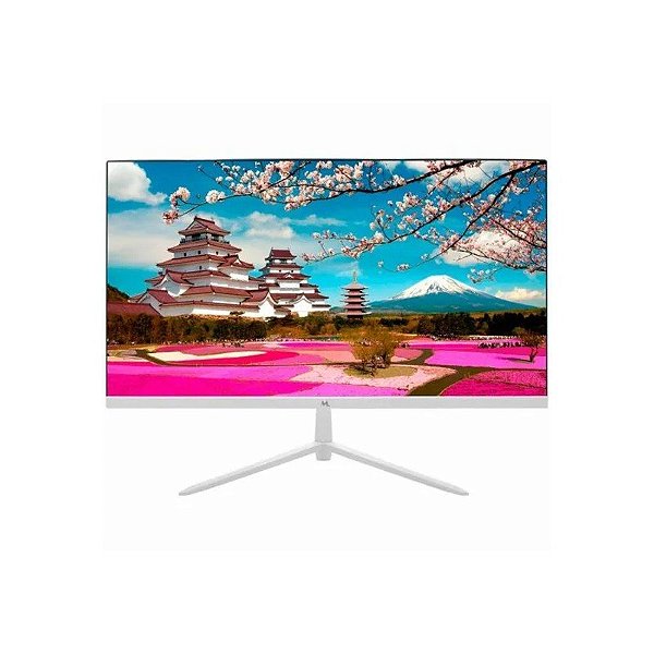 Monitor LED 22" Mtek MS22SFV100P-W FHD HDMI VGA Alto-Falantes Embutidos