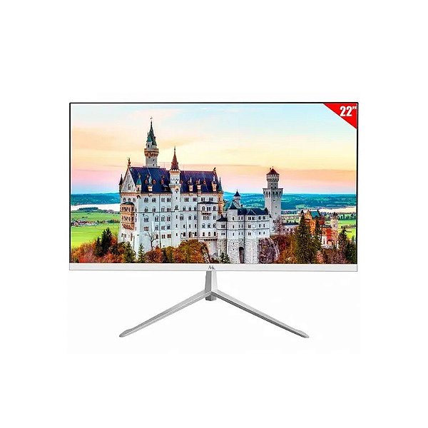 Monitor Mtek MS22SFV100P-W de 22 Polegadas Full HD 16:9 100Hz 5ms com HDMI/VGA