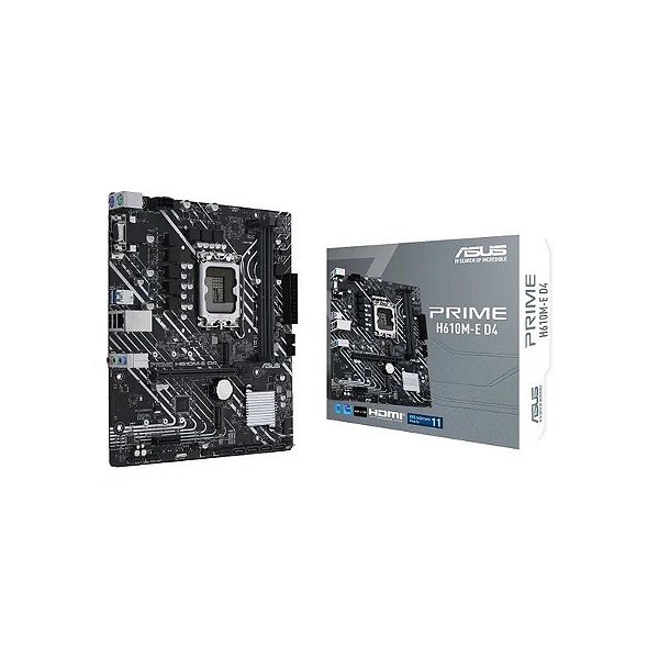 Placa Mãe Asus Prime H610M-e LGA 1700 DDR4