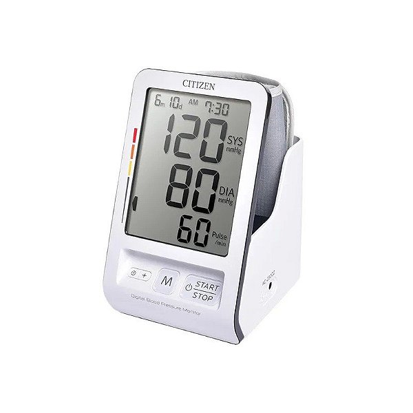 INSTRUÇÃO: Medidor de Pressão Citizen CH-456 - para Pulso - Branco