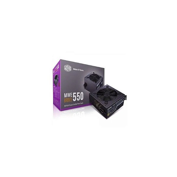 Fonte 550W Cooler Master Mwe Bronze 80+ V2 /Iva