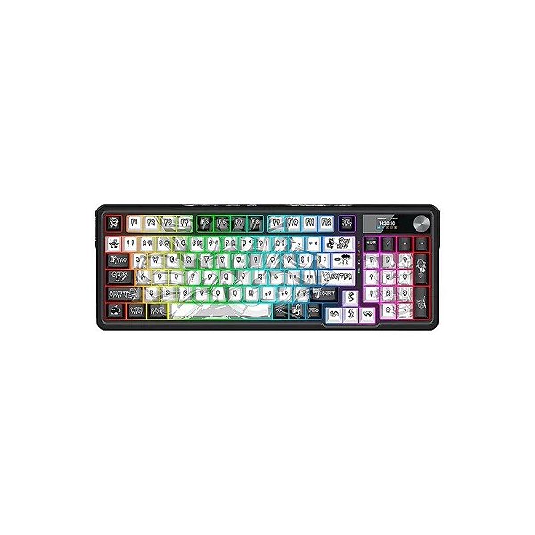 Teclado Gamer Redragon Artemis K719GF Pro RGB Sem Fio - Preto e Branco