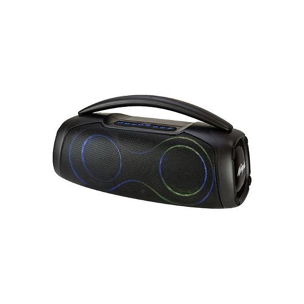 Caixa de Som Ninja NJ-6050 - 50W - Bluetooth - com Microfone - 2X 5,25" - Preto