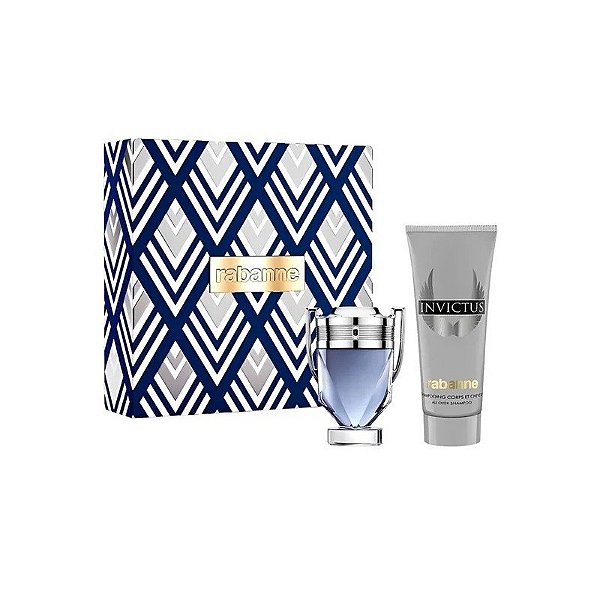 Kit Perfume Rabanne Invictus Edt 100ML+SG100ML Masculino