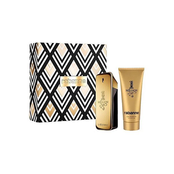 Kit Perfume Rabanne 1 Million Edt 100ML+SG 100ML Masculino