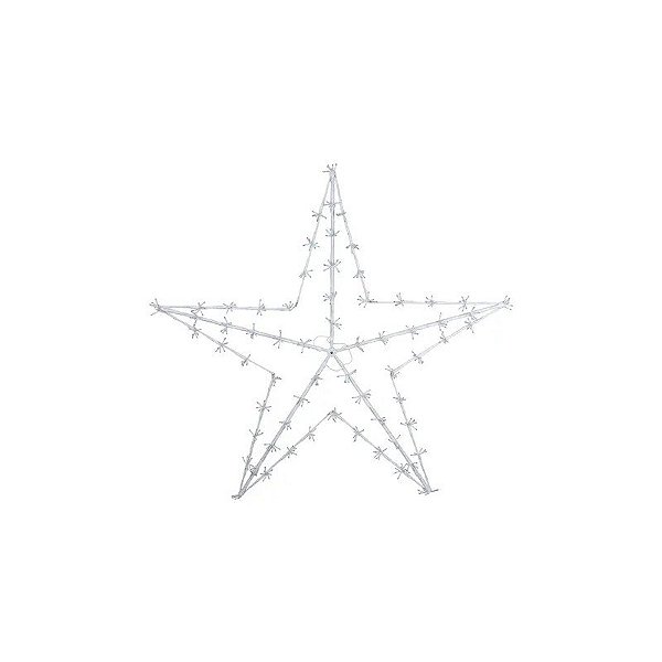 Estrela Decorativa KPM 014097 520 LED Branco Quente