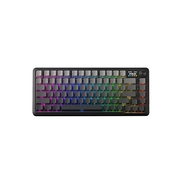 Teclado Gamer Redragon Behemoth Pro K724SPRGB Layout 75% Sem Fio - Preto