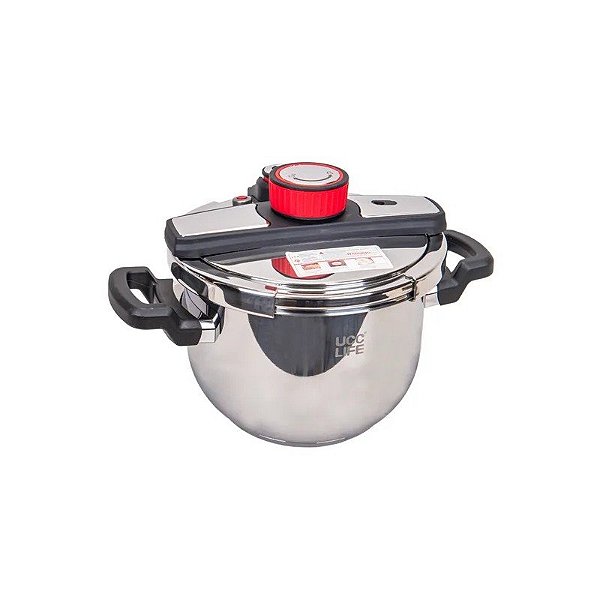 Panela de Pressão Ucc Life de Aço Inoxidável 7 L