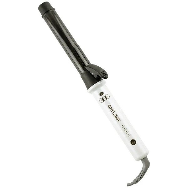 Modelador de Cabelo CHI GF0042 Lava 1.25" Modelador Automático Rotativo Bivolt Branco/Preto
