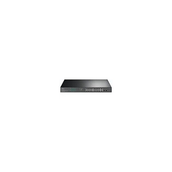 Hub Switch TP-Link TL-SG1218MP 18 Portas Gigabit / 16 Portas Poe+ Rackmount 2 SFP - 10/100/1000Mbps