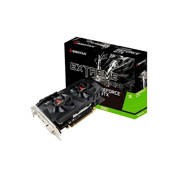 Placa de Vídeo GTX1050 4GB Biostar Extreme Gaming VN1055XF41 VN1055XF41-TN2R A-BS2