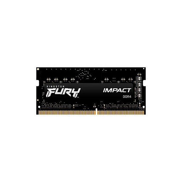 Memória para Notebook Kingston Fury Impact, DDR4 16GB (1X16GB), 3200MHZ, So-DIMM, KF432S20IB/16, Preto