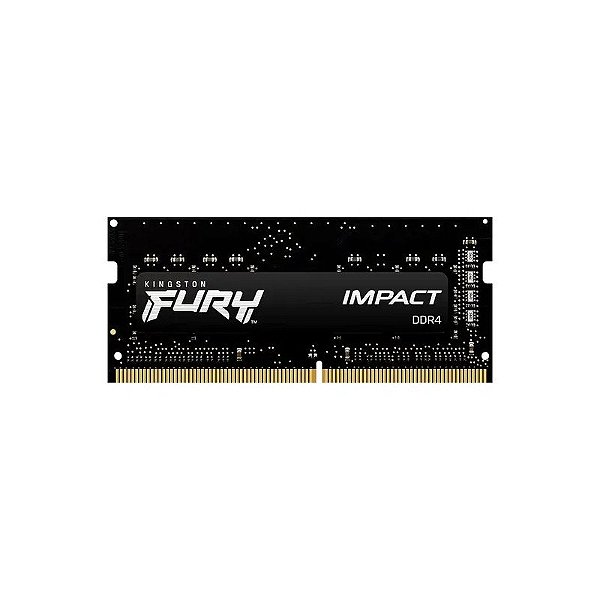 Memória RAM Kingston Fury Impact 16GB DDR4 3200MT/s para Notebook - KF432S20IB/16