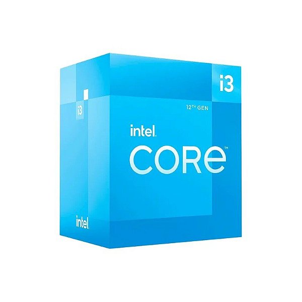 Processador Intel Core i3-12100 3.3GHz LGA1700 12MB 12ª Geração com cooler