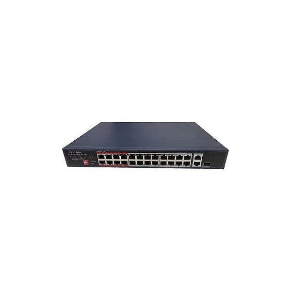 Hub Switch Hikvision 24P 10/100M Poe 2*GB DS-3E0326P-e/M(C)