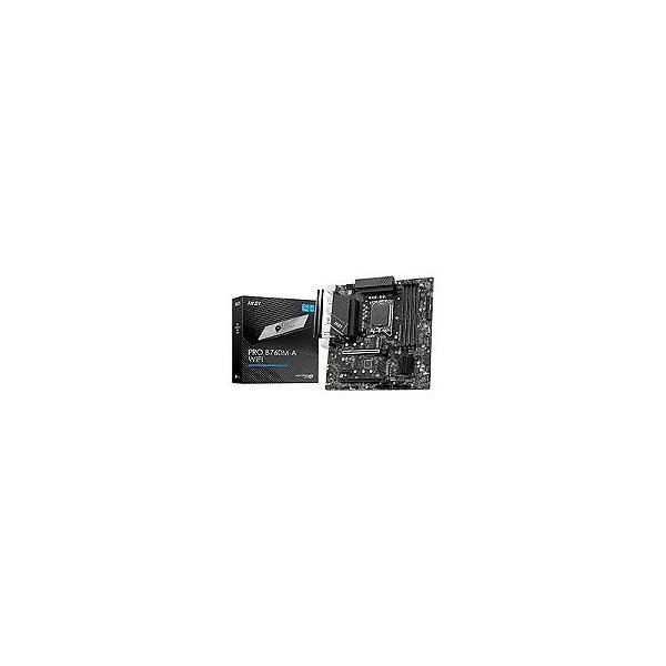 Placa Mãe MSI Pro B760M-A Wi-Fi Soquete LGA 1700 / DDR5