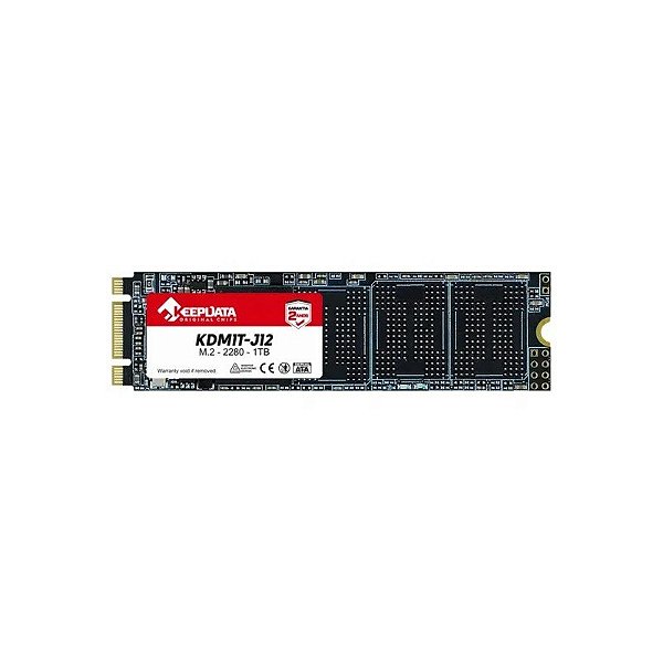 SSD Keepdata 1TB Gen 3, M.2 SATA NGFF, Leitura Até 550MB/s Gravação 500MB/s, KDM1T-J12
