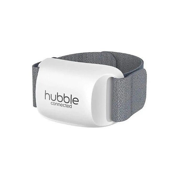 Monitor de Sono Hubble Connected Guardian Wifi SPO2 - Branco e Cinza