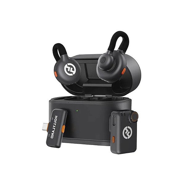 Microfone Sem Fio Hollyland Lark M2S Mini Combo USB-C/Câmera