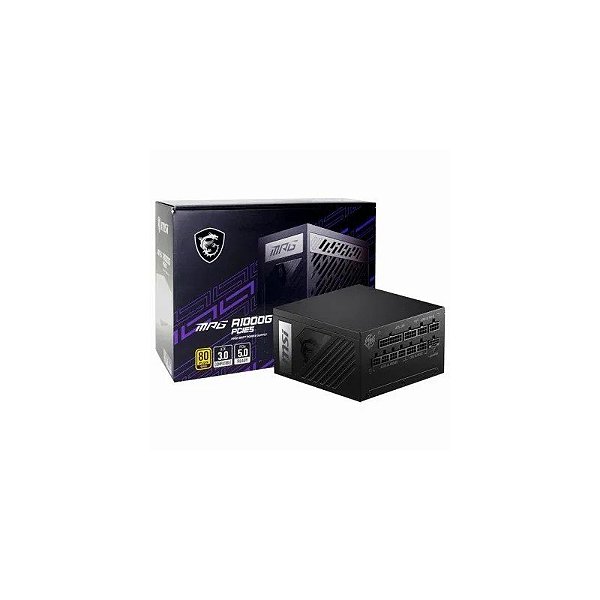 Fonte 1000W MSI Mag A1000GLS PCie5 80+Gold