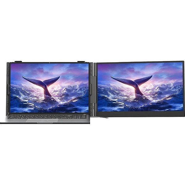 Monitor Portátil para Laptop Blackview Dual Screen SCM6 14" Cinza