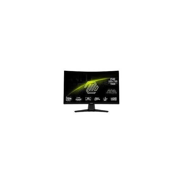 Monitor Gamer MSI Mag 242C 23.6" Full HD Curvo Va 180HZ / 1MS - Preto