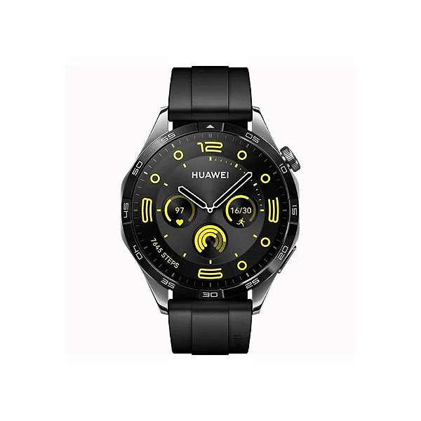 Relógio inteligente Huawei GT 4 46 MM Bluetooth - Preto 55020BHS