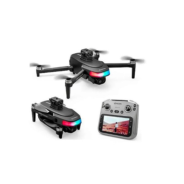 Drone Hetzer D19 GPS/2 Baterias - Preto