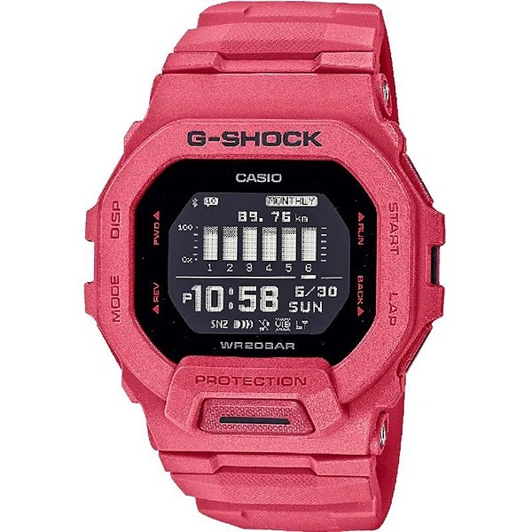 Relógio Masculino Casio Digital G-Shock GBD-200RD-4DR