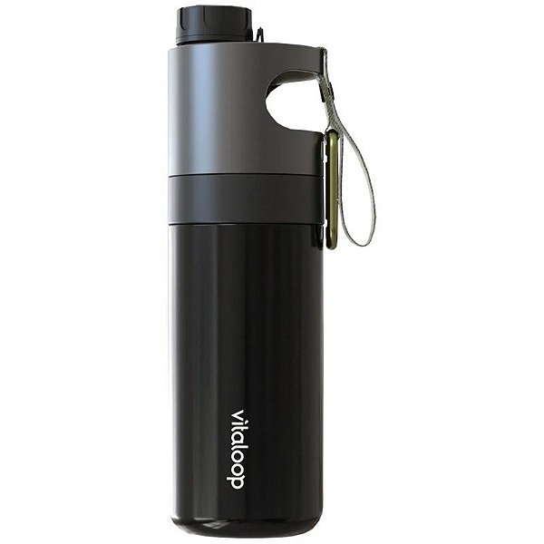 Garrafa Purificadora de Água Portátil Vitaloop Flex Guard Water Filtration Bottle 480mL