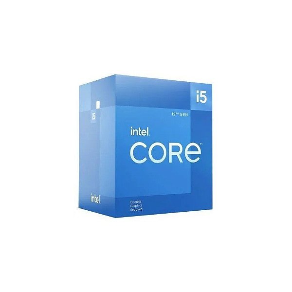 Processador Core i5 12400F 2.5GHZ 18MB 1700 com Cooler Box