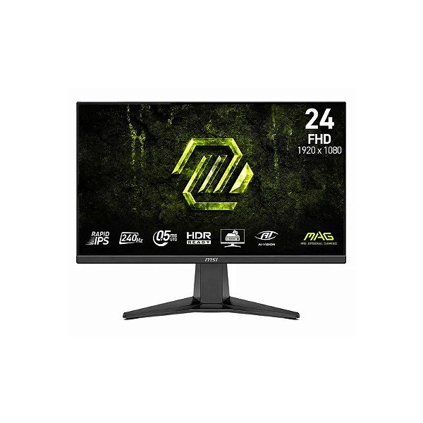 Monitor 23.8" MSI Mag 245F X24 FHD 0,5MS/240HZ/2XHDMI/1XDP Preto