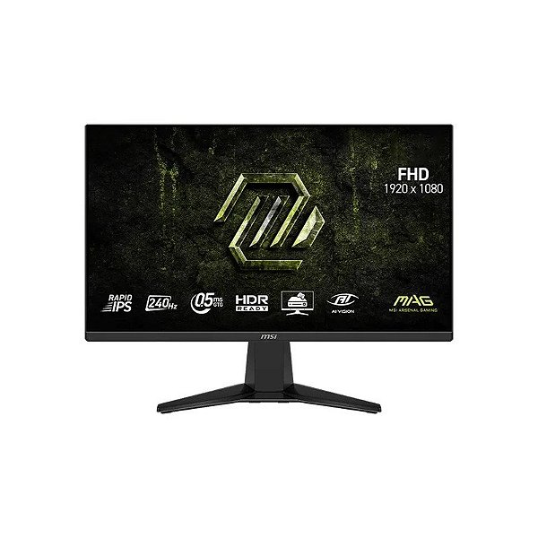 Monitor Gamer MSI MAG 245F X24 de 23,8" Full HD 240HZ 0.5 MS GTG com DisplayPort/HDMI
