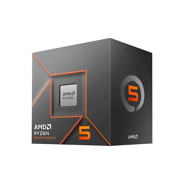 Processador AMD AM5 Ryzen R5 8400F Box 4.7GHZ com Cooler 100-100001591BO X