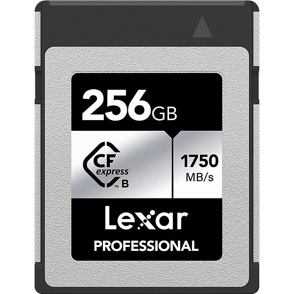 Cartão de Memória CFexpress Lexar Professional Tipo B 256GB Prata