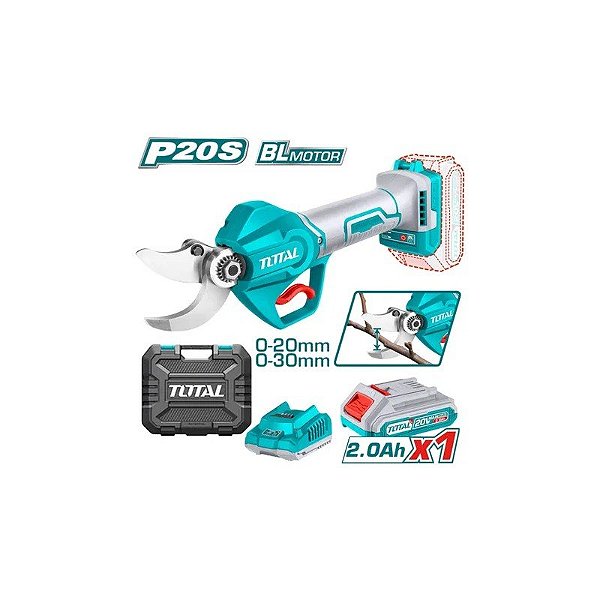 Tesoura de Poda Sem Fio Total TSSLI203083 20/30MM 20V 220V
