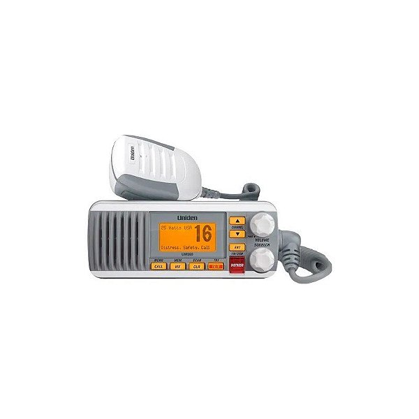Rádio Amador Marinho Uniden UM385 - 80 Canais - VHF - Branco