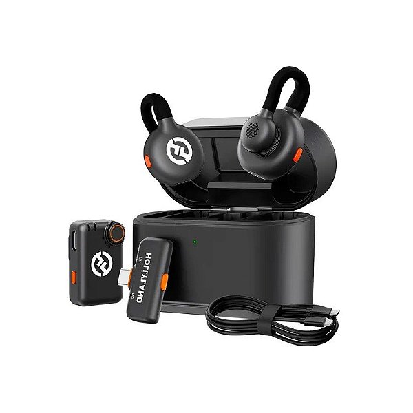 Microfone Sem Fio Hollyland Lark M2S Combo Lightning/ USB-C/Câmera