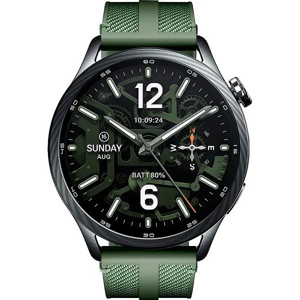 Relógio Xiaomi Smart Watch S5 M2530W1 de 46mm - Verde Selva