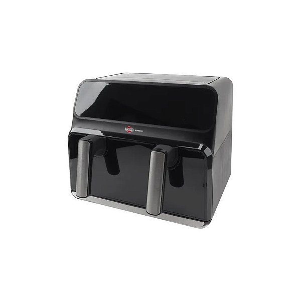 Fritadeira Air Fryer Tokyo Suprema EDTOKAFRYER8 Cesta Dupla 8L 1700W 220V Preta