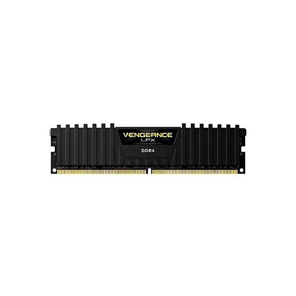 Memória DDR4 16GB 2666 Corsair Vengeance LPX Preto CMK16GX4M1A2666 C16