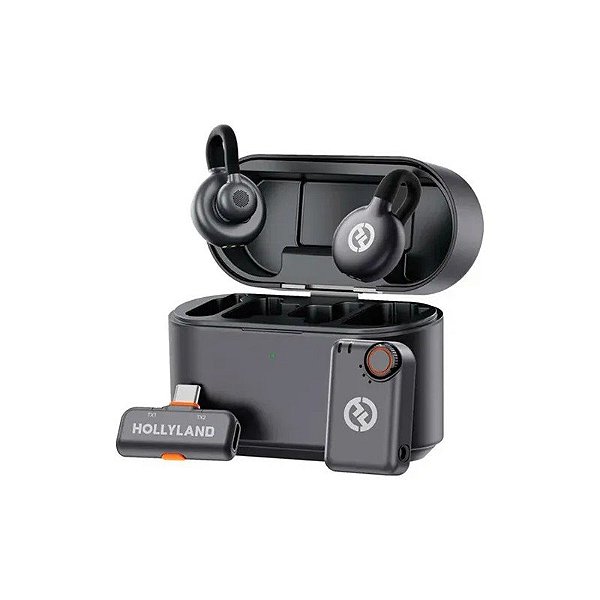 Microfone Sem Fio Hollyland Lark M2S Mini Combo 2TX+RX