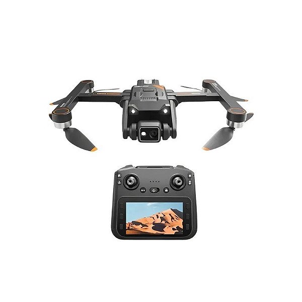 Drone RG700 Pro GPS Controle Remoto com Tela - Cinza